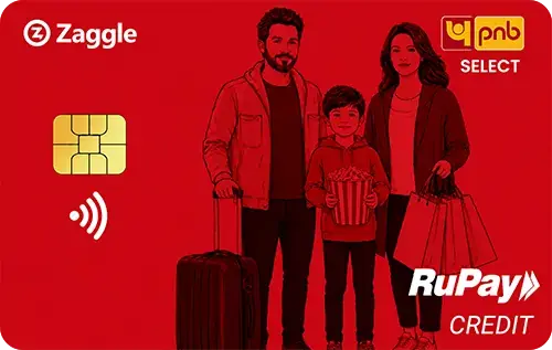 PNB Zaggle Co-Branded Twin Credit Card credit card artwork