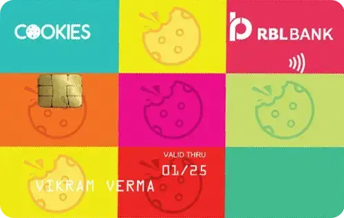 RBL Bank Cookies Credit Card credit card artwork
