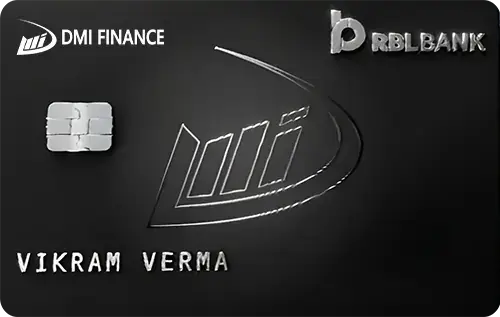 RBL Bank DMI Finance Credit Card credit card artwork