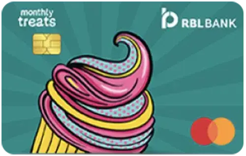 RBL Bank Monthly Treats Credit Card credit card artwork