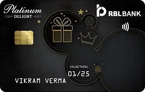 RBL Bank Platinum Delight Credit Card credit card artwork