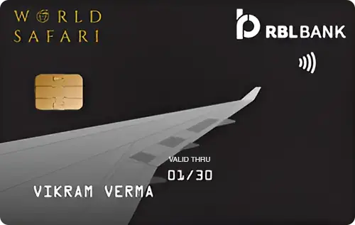 RBL Bank World Safari Credit Card credit card artwork