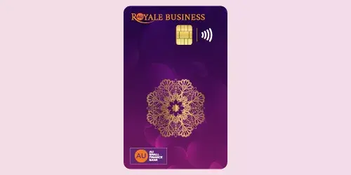 AU Royale Business Debit Card credit card artwork