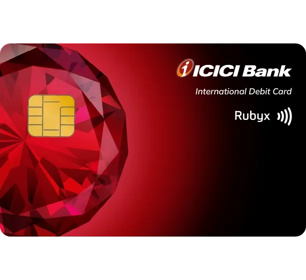ICICI Bank Rubyx Debit Card credit card artwork