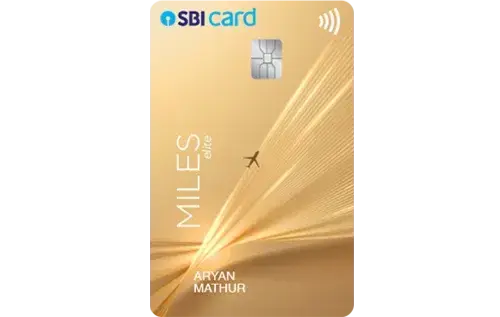 SBI Card Miles Elite credit card artwork