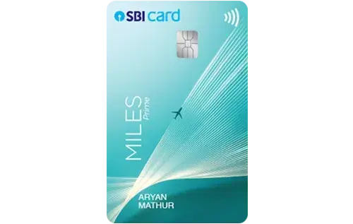SBI Card MILES PRIME credit card artwork