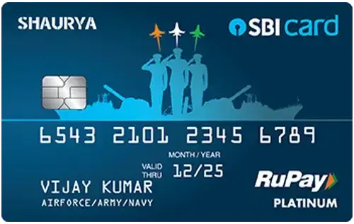 SBI Card Shaurya Credit Card credit card artwork