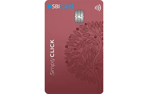 SBI Card SimplyCLICK Credit Card credit card artwork