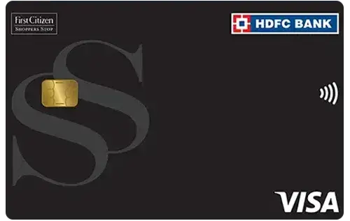 HDFC Bank Shoppers Stop Black Credit Card credit card artwork