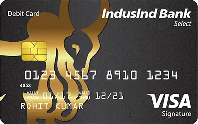 Signature Select Debit Card credit card artwork