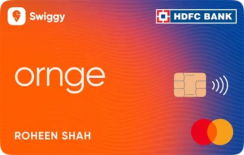 Swiggy Ornge HDFC credit card artwork