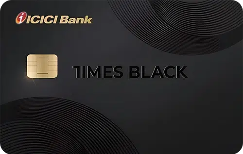 ICICI Bank Times Black Credit Card credit card artwork