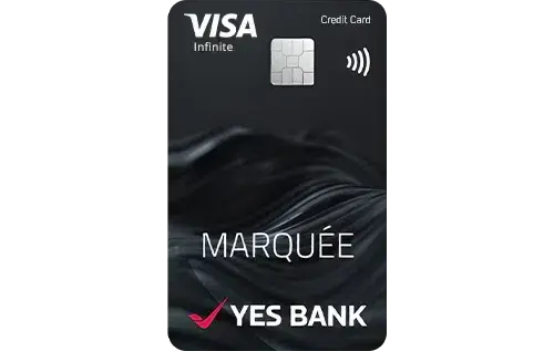 YES Bank MARQUÉE Credit Card credit card artwork