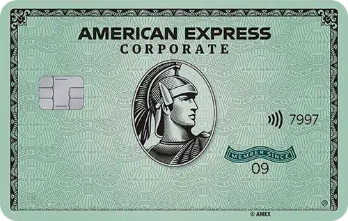American Express Green Corporate Card credit card artwork