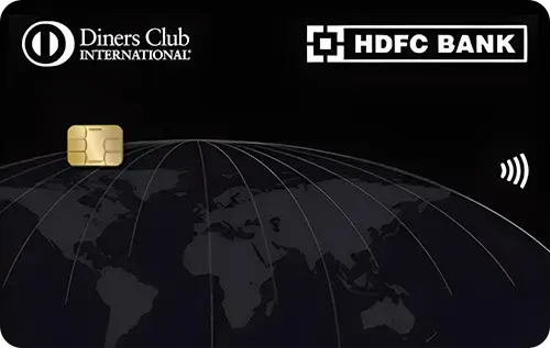 HDFC Bank Diners Club Black Credit Card credit card artwork